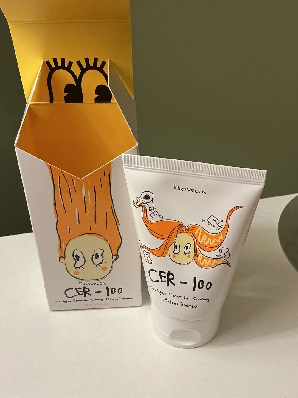 ElizaVecca Eliza Vecca CER-100 Collagen Ceramide Coating Protein Hair Treatment